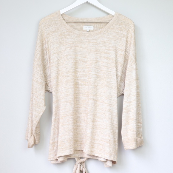 Lucky Brand Tops - Lucky Brand Long Sleeve Back Tie Blouse